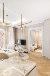 Belvárosi luxuslakás kiadó forgatásra